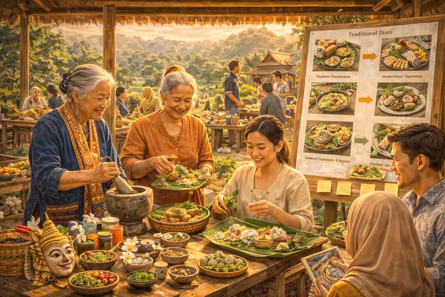 กิจกรรมที่ 1 การยกระดับอาหารภูมิปัญญาจากผู้สูงอายุ