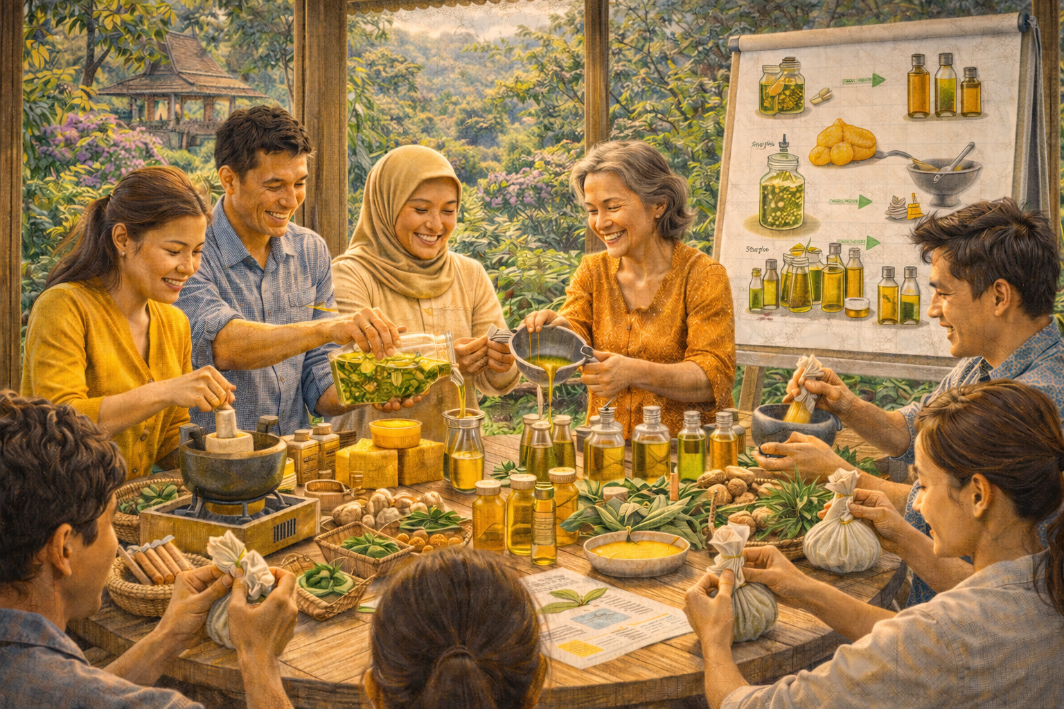 กิจกรรมที่ 4 อบรมหลักสูตรระยะสั้น (การทำขี้ผึ้ง)