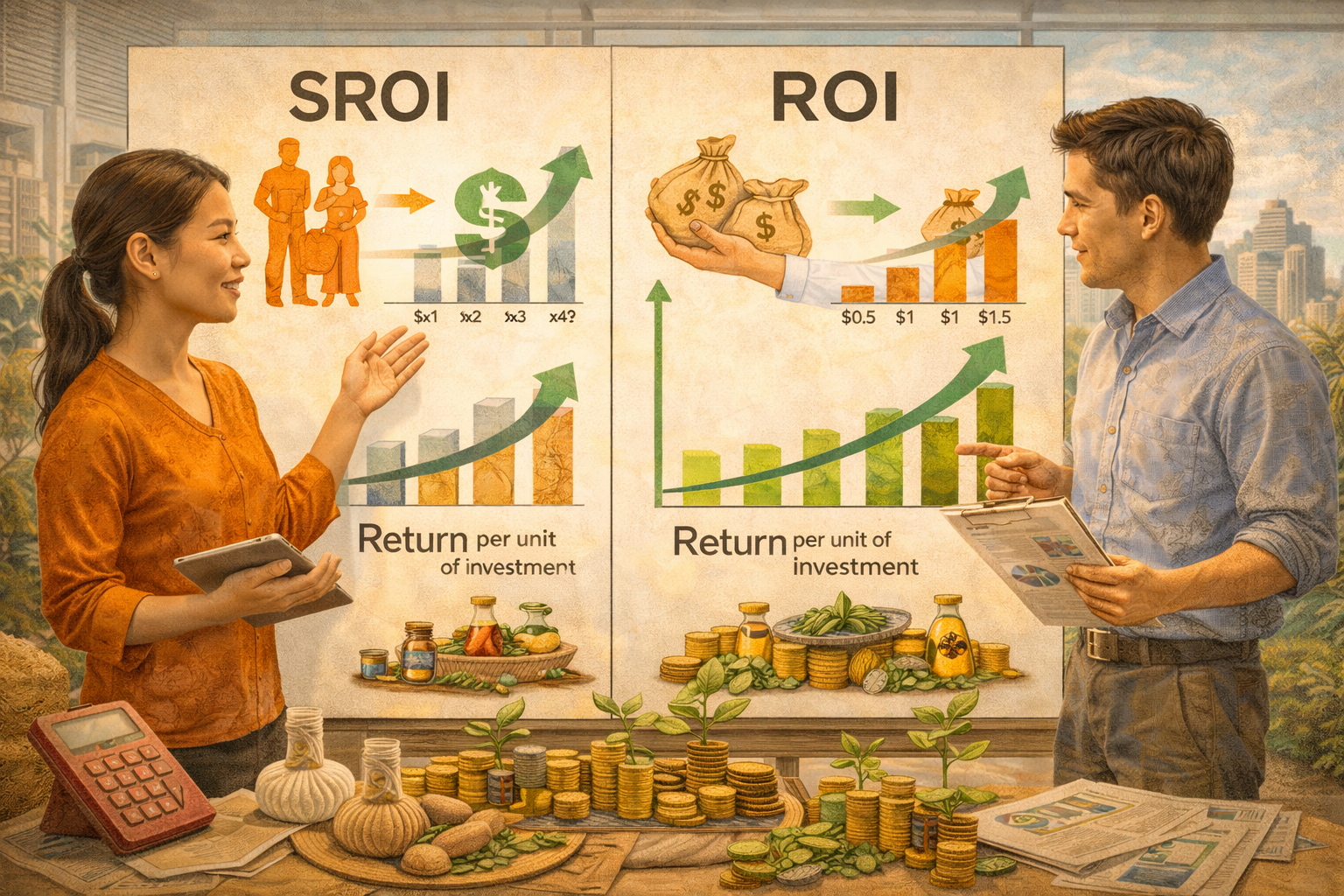 กิจกรรมที่ 8 ประเมิน SROI และ ROI