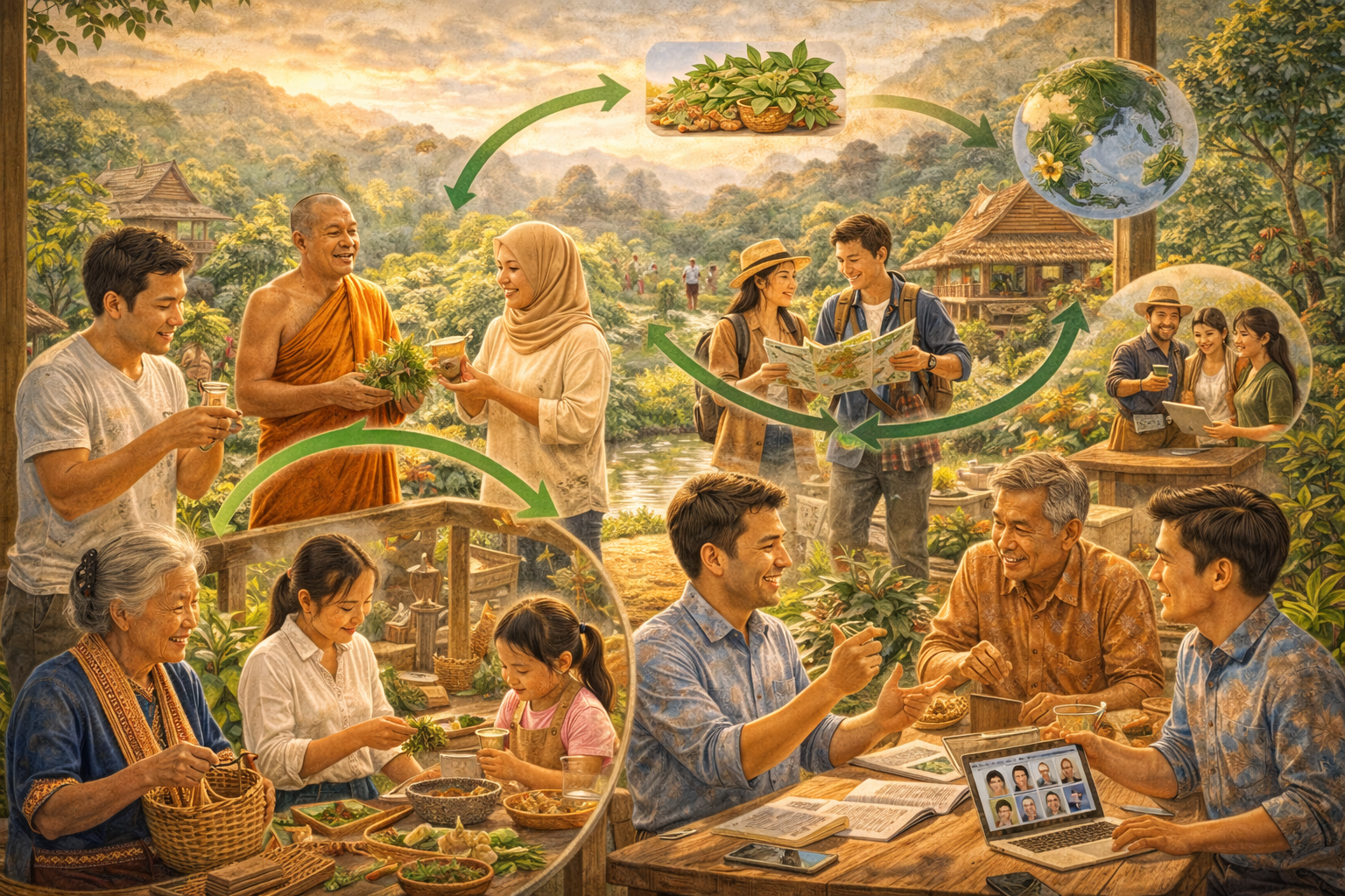 กิจกรรมที่ 4 สร้างเครือข่ายการเรียนรู้เพื่อการส่งเสริมภูมิปัญญา