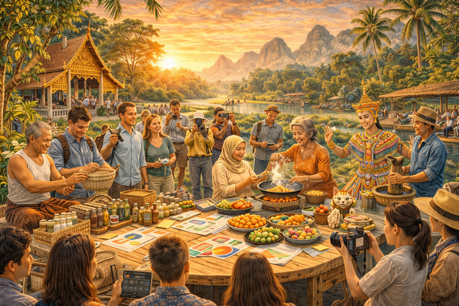 กิจกรรมที่ 1 เสริมสร้างศักยภาพภูมิปัญญาท้องถิ่นสู่การท่องเที่ยวเชิงสร้างสรรค์ ตำบลควนชะลิก                     อำเภอหัวไทร จังหวัดนครศรีธรรมราช