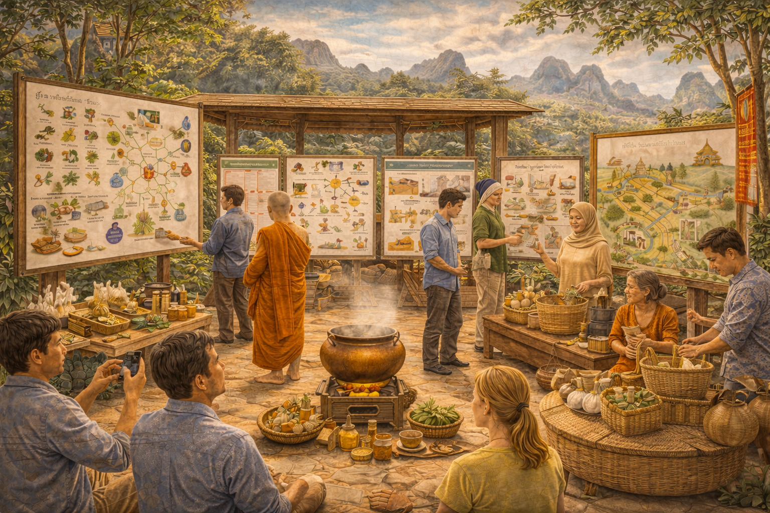 กิจกรรมที่ 1 จัดทำฐานการเรียนรู้และข้อมูลวัฒนธรรมและภูมิปัญญา